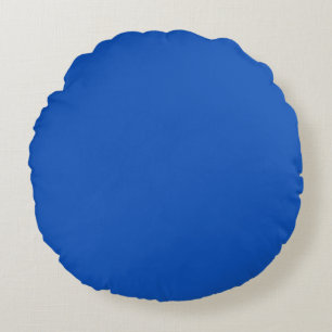 🌈Sapphire Blue (#0F52BA) Solid Blue Color Shades  Round Cushion