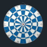 Sapphire Blue And White<br><div class="desc">Sapphire Blue And White Dart Board</div>