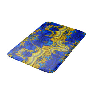 Sapphire Blue Avatar Serpentine Bath Mat
