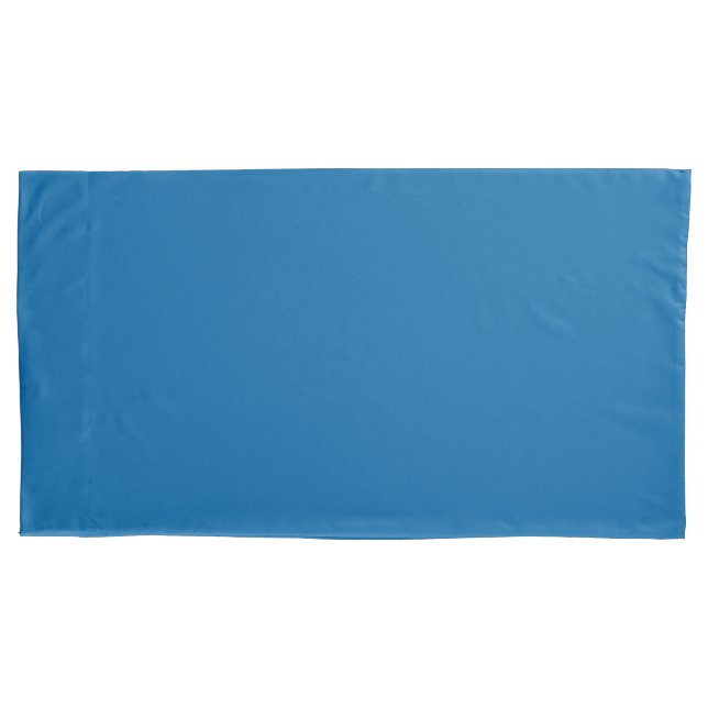 Sapphire Blue King Sized Single Pillowcase (Front)