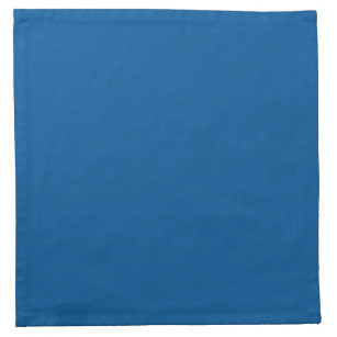 Sapphire Blue Personalised Dark Colour Background Napkin