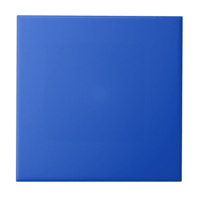 Sapphire Blue Solid Color Tile (Front)