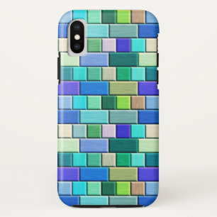 Sapphire Blue Tiles Case-Mate iPhone Case