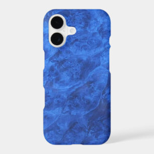 Sapphire Blue Velvet look Walnut case