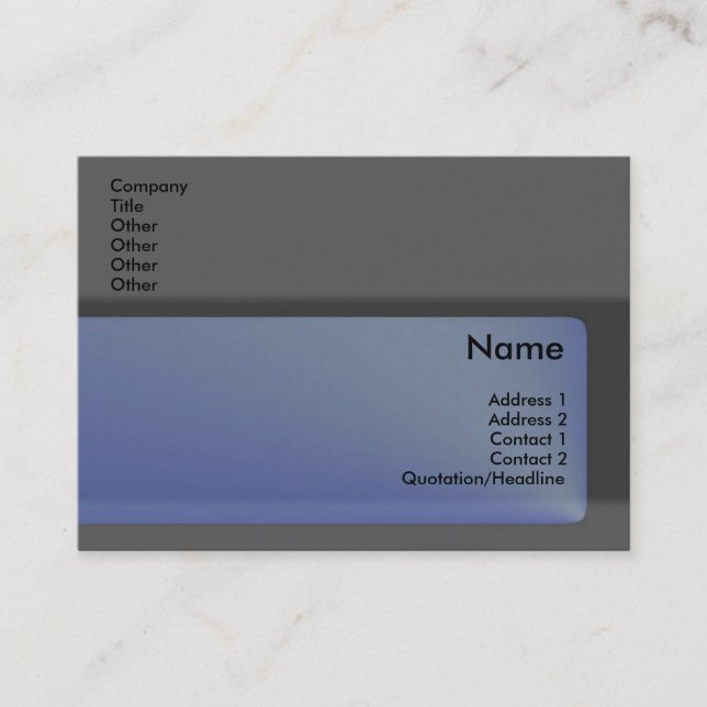 Sapphire Business Card (Front)