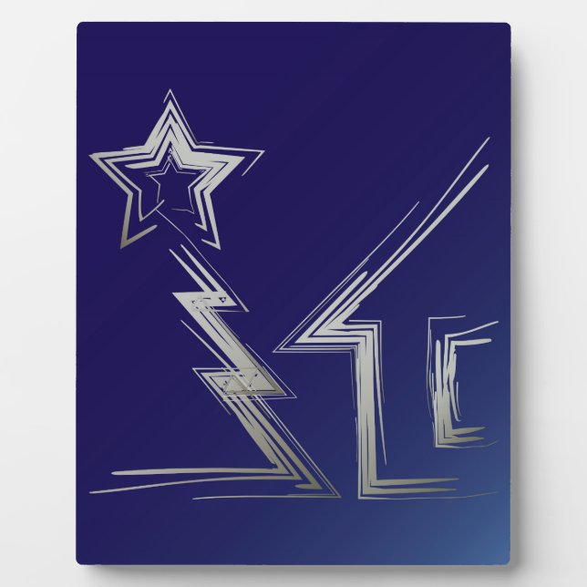 Sapphire Christmas night Plaque (Front)