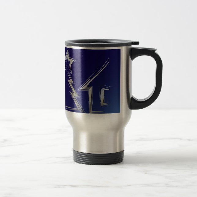 Sapphire Christmas night Travel Mug (Right)