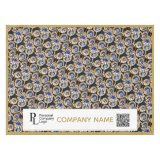 Sapphire Diamond Jewellery Market Stall Craft Fair Tablecloth