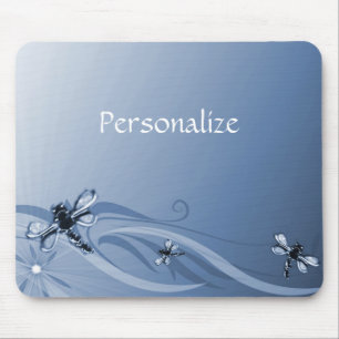 Sapphire Dragonflies Mousepad