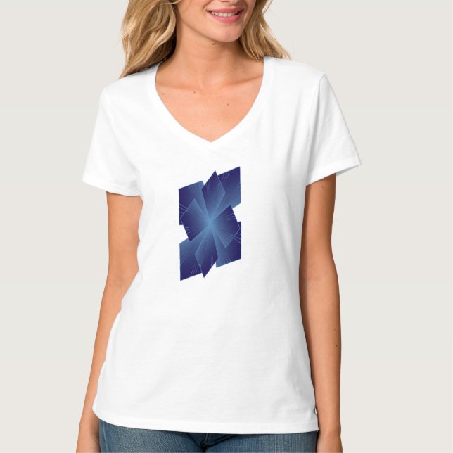 Sapphire Flower T-Shirt (Front)