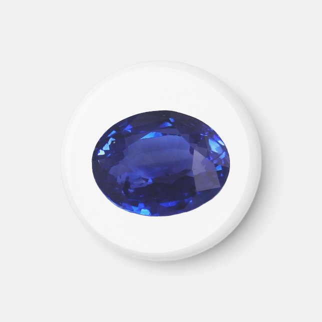 Sapphire Gemstone Magnet (Front)