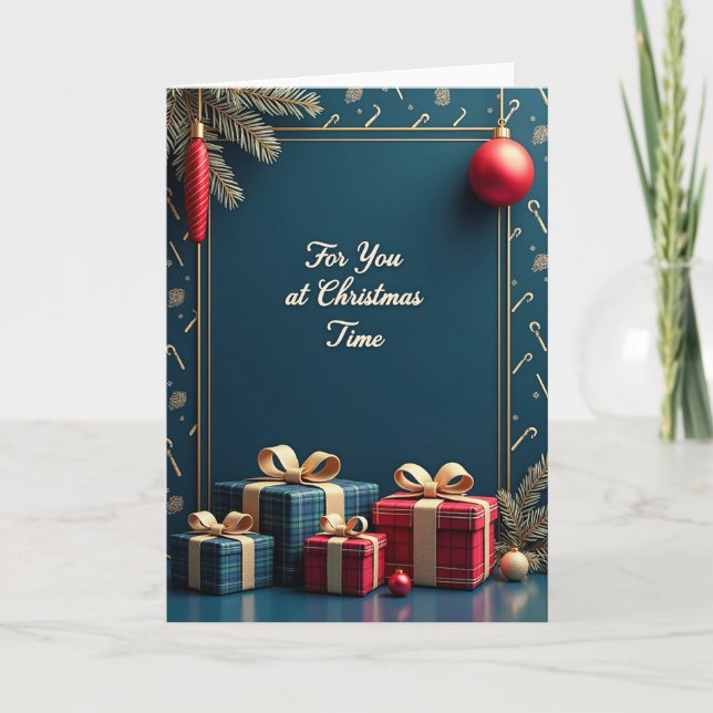 Sapphire Gift Box Card (Front)