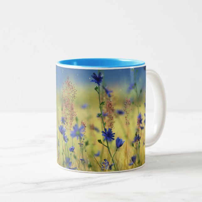 Sapphire & Gold Mug (Front Right)