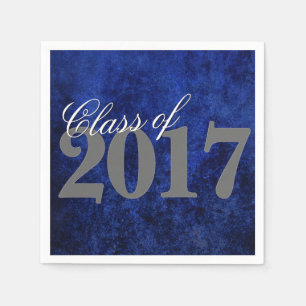 Sapphire Grad   Blue Royal Cobalt Azure Year Napkin