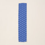 Sapphire heart blue watercolor art pattern scarf<br><div class="desc">Watercolor art sapphire blue hearts patterned scarf. Idea as a sapphire anniversary gift or just for your favourite friend who has a sapphire birthstone. Original hand painted watercolor painting and design by Sarah Trett for www.mylittleeden.com</div>
