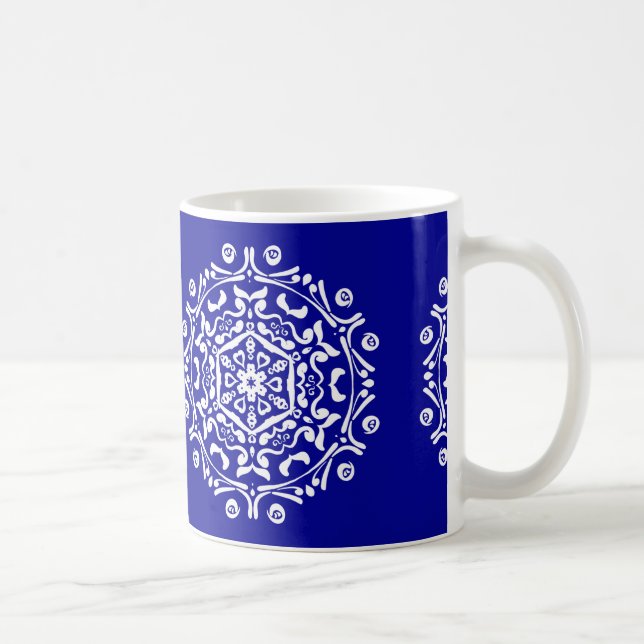 Sapphire Mandala Coffee Mug (Right)