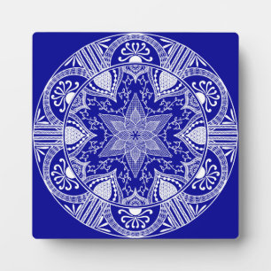 Sapphire Mandala Plaque