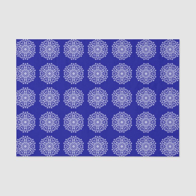 Sapphire Mandala Tissue Paper (Front)