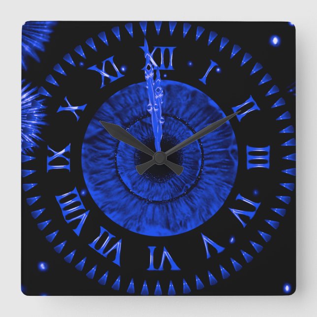 Sapphire Midnight  Clock (Front)