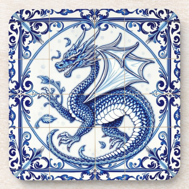 sapphire moon dragon coaster (Front)
