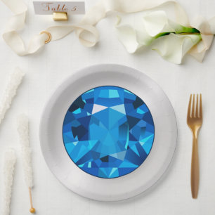 Sapphire Paper Plates