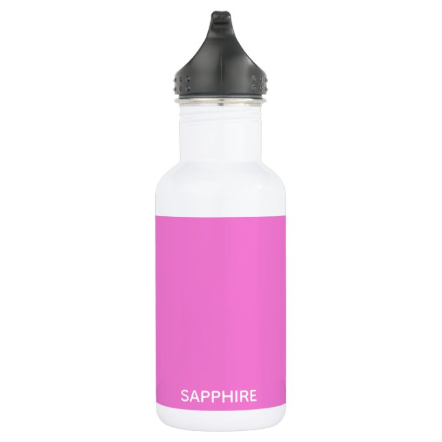 Sapphire pink color name 532 ml water bottle (Right)
