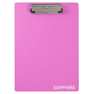 Sapphire pink colour name clipboard