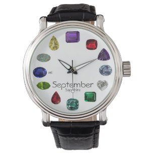 Sapphire, September Birthstone Watch
