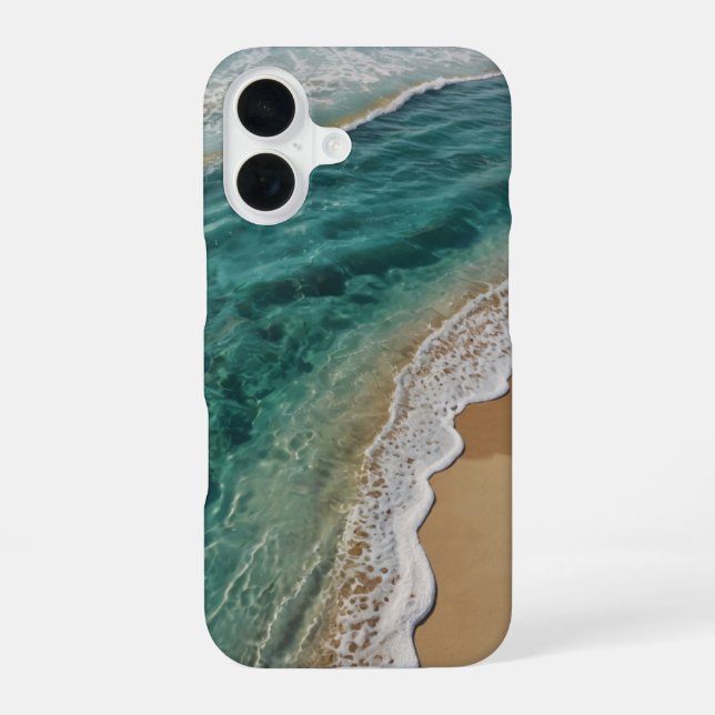 Sapphire Serenity iPhone 16 Case (Back)
