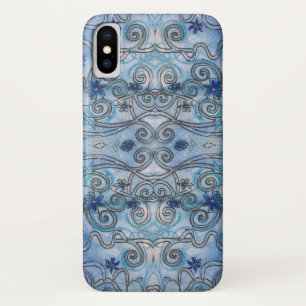 Sapphire Swirls design on an iPhone Case