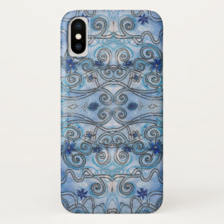 Sapphire Swirls design on an iPhone Case