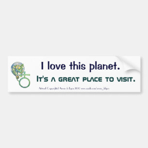Sapphire Terra Bumper Sticker