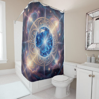 Sapphire – The Stone of Truth and Wisdom´6 Shower Curtain