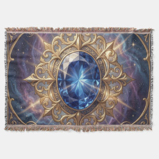 Sapphire – The Stone of Truth and Wisdom´6 Throw Blanket