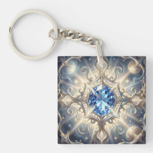 Sapphire - The Stone of Truth and Wisdom Key Ring