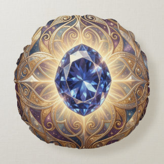 Sapphire – The Stone of Truth and Wisdom Round Cushion
