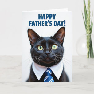 Sapphire Tie Fathers Day Card