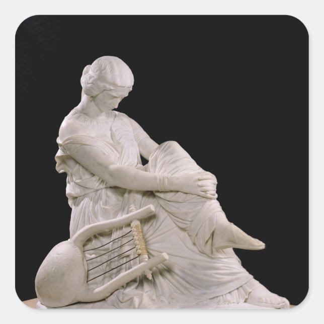 Sappho, 1852 square sticker (Front)