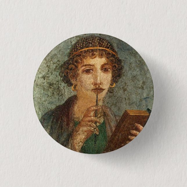 Sappho 3 Cm Round Badge (Front)
