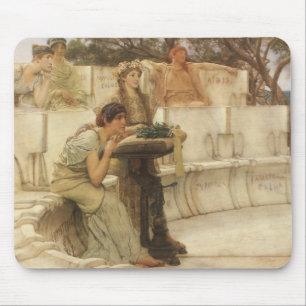 Sappho and Alcaeus by Sir Lawrence Alma Tadema Mouse Pad
