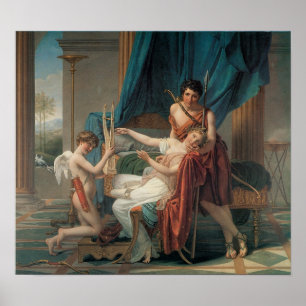 Sappho and Phaon, 1809 Poster