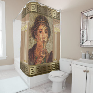 SAPPHO (Poetess of Ancient Greece) Shower Curtain