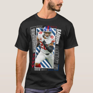 Saquon Barkley Paper Poster Version 10 T-Shirt
