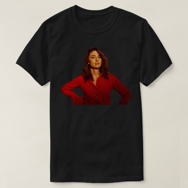 Sara Bareilles Sticker T-Shirt (Design Front)