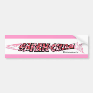 Sara-Cuda logo Bumper Sticker