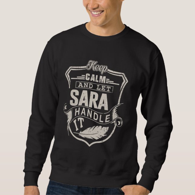 Sara First Name Shirt Sara Name Birthday (Front)