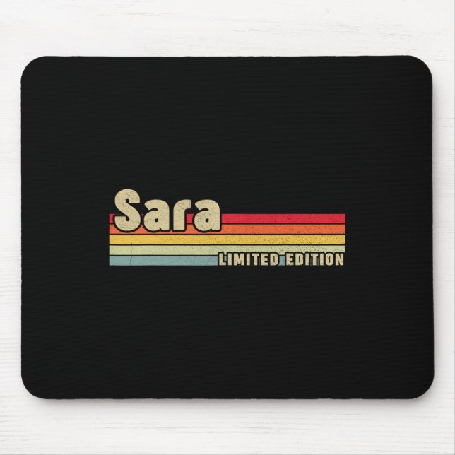 Sara Gift Name Personalised Birthday Fun Christmas Mouse Pad (Front)
