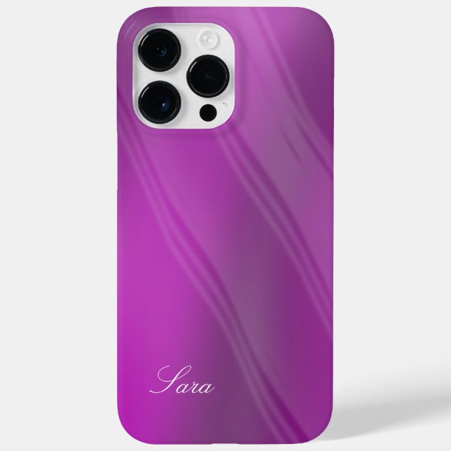 Sara - Template for Your Name - Purple Shades  Case-Mate iPhone Case (Back)