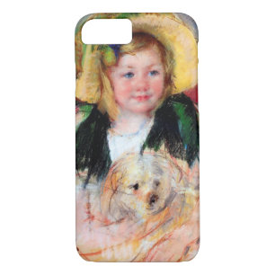 Sara with Her Dog, Cassatt Case-Mate iPhone Case