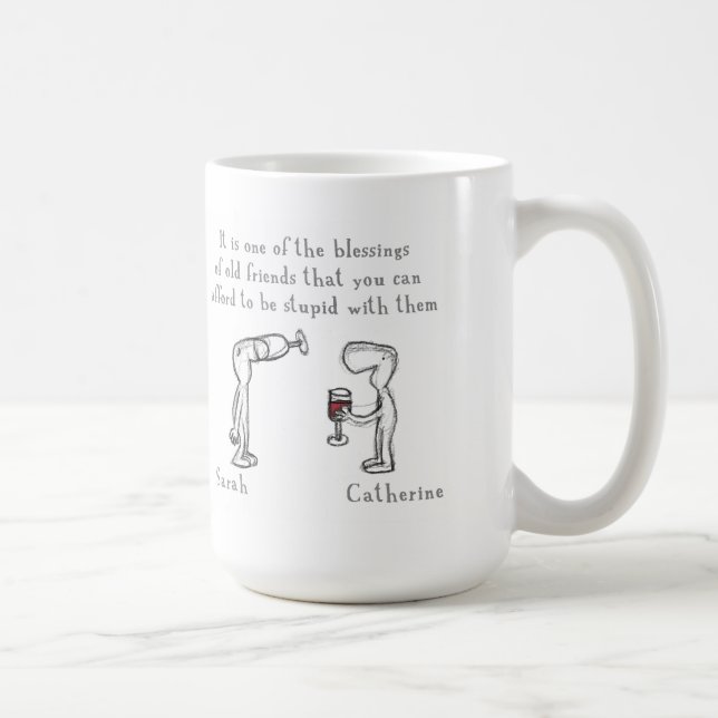 Sarah and Catherine Coffee Mug (Right)